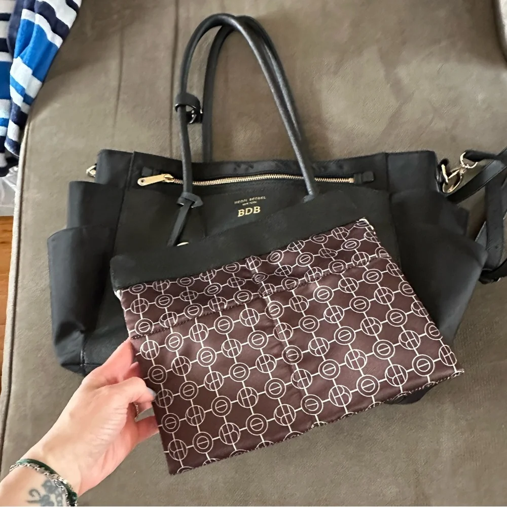 Henri Bendel West 57 Diaper Bag Black